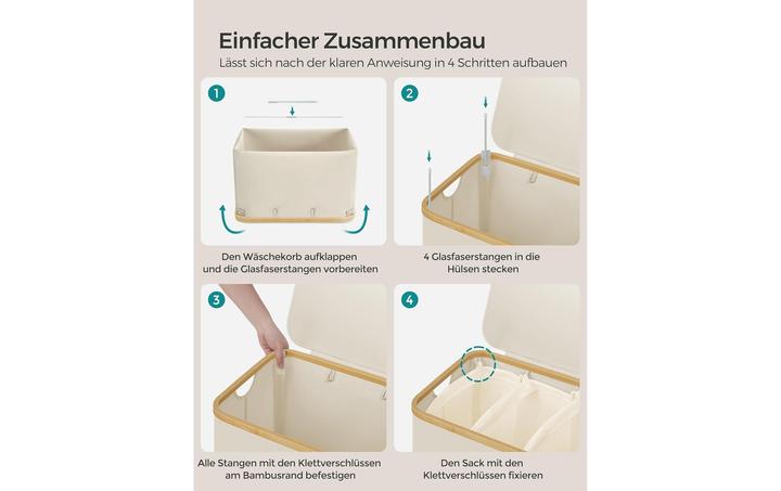 Image du produit Songmics Panier à linge (130 l)
