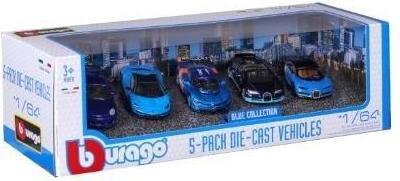 Produktbild Bburago Fahrzeuge Blaue Sammlung 5 Stück