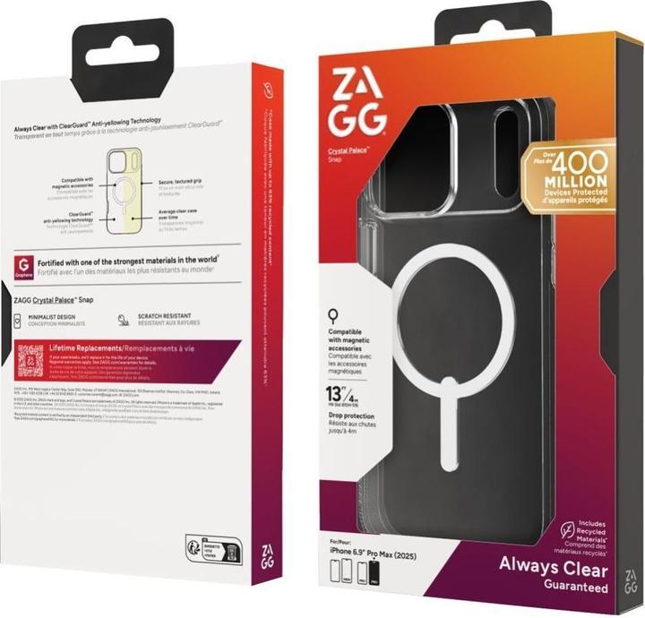 Produktbild Zagg Case für Apple iPhone 17 Pro Max Crystal Palace Snap (Apple iPhone 17 Pro Max)