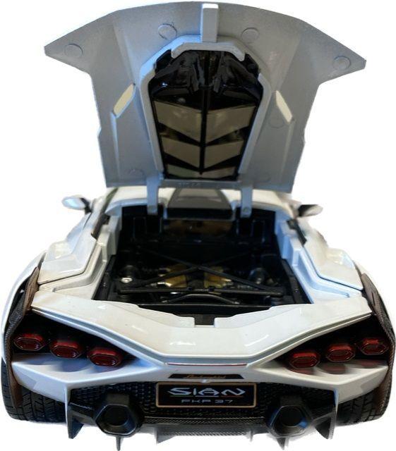 Image du produit Bburago Lamborghini Sian FKP 37 1/18 blanc/noir