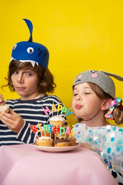 Actual product image Partydeco Happy Birthday candles (13 pieces) - Multicolor (13 pcs.)