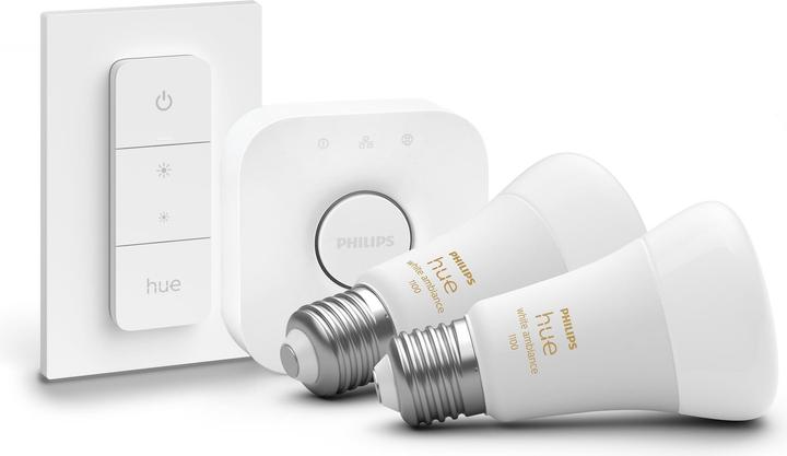 Actual product image Philips Hue Ambience Starter-Kit (E27, 1055 lm, 2x)