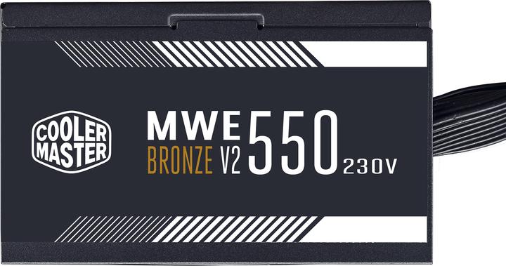 Produktbild Cooler Master MWE 550 Bronze 230V V2 - 550 W - 200 - 240 V - 50/60 Hz - 5 A - Aktiv - 110 W (550 W)