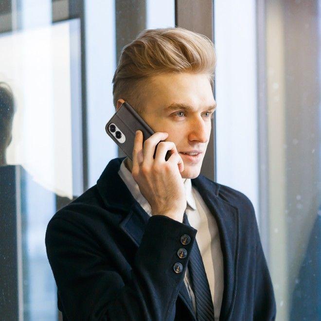 Produktbild Dux Ducis Samsung Galaxy S25 Edge Cover with Wallet - Black (Samsung Galaxy S25 Edge)