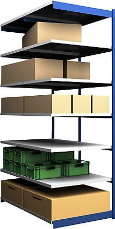 Produktbild kaiserkraft Stabil-Steckregal, doppelseitig