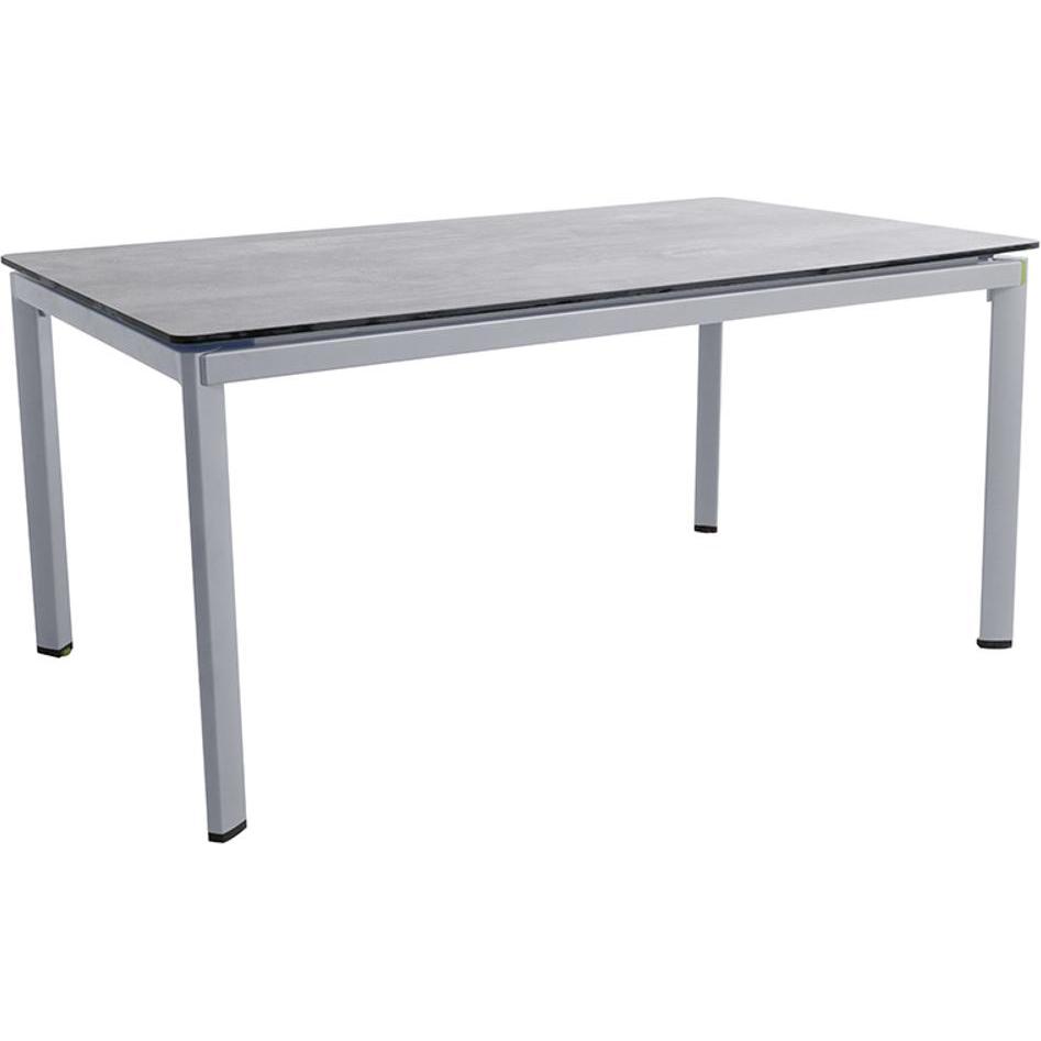 Royal Garden, Gartentisch + Balkontisch, Alutapo Dining Tisch Aluminium/HPL 160x95 cm (95 cm)