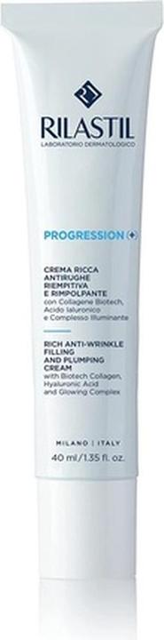 Rilastil Progression Plus Rich Anti-Wrinkle Cream with Collagen and Hyaluronic Acid 40ml (40 ml)