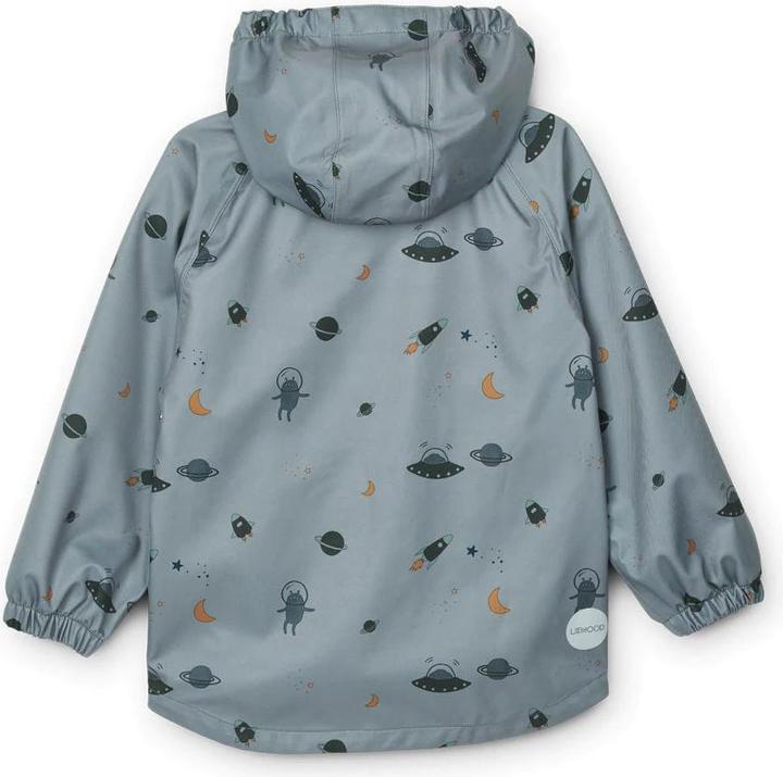Actual product image Liewood Parker Junior Space Blue Fog Mix Rain Set (128)