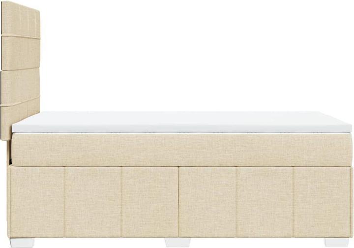 Produktbild vidaXL Bo x springbett mit Matratze 90 x 200 cm Stoff (90 x 200 cm)