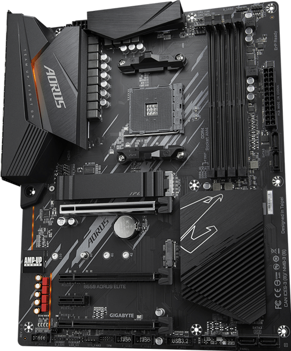 Actual product image Gigabyte B550 AORUS Elite V2 (AM4, AMD B550, ATX)