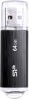 Actual product image Silicon Power USB flash drive 64GB USB2.0 U02 Plastic Black (64 GB, USB-A)