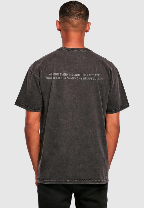 Produktbild Merchcode Love Birds Acid Washed Heavy Oversize Tee - 134769 (L)