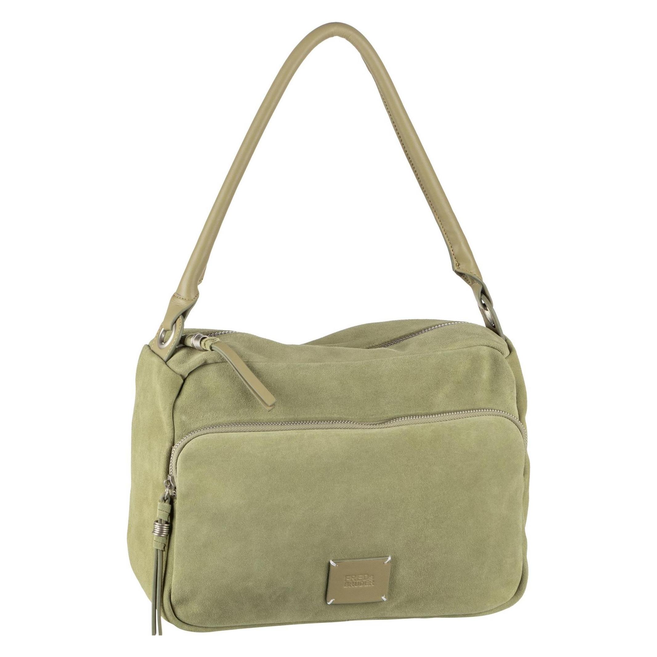 FredsBruder, Damen, Handtasche, Schultertasche Lucin Box Shoulderbag, Grün