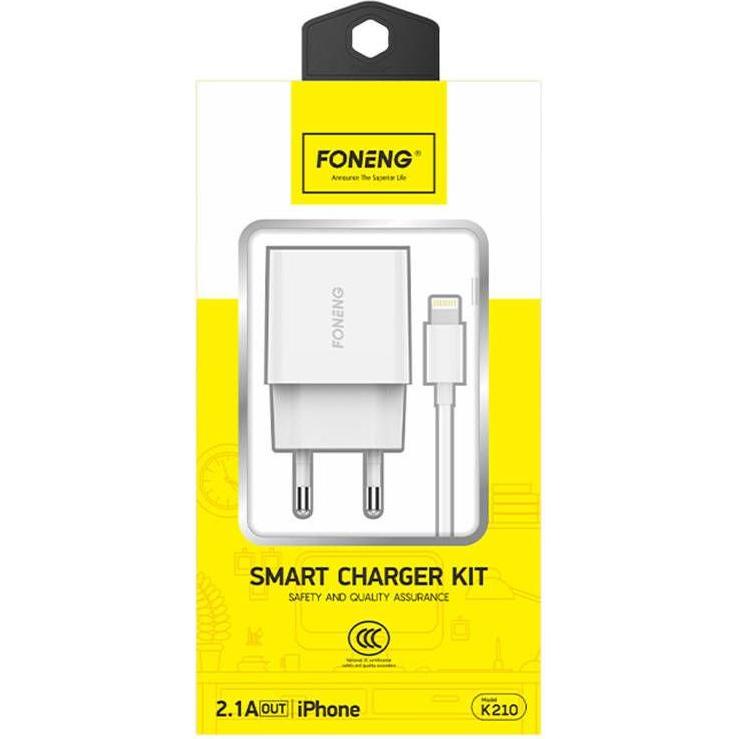 Thumbnail - Foneng K210 (10.50 W), USB Ladegerät, Weiss