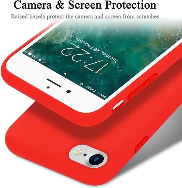 Actual product image Cadorabo TPU Liquid Silicone Case Cover (Apple iPhone 7, Apple iPhone SE (2nd Gen))