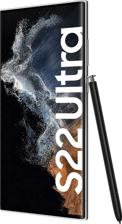 Produktbild Samsung Galaxy S22 Ultra EU (128 GB, Phantom White, 6.80", Dual SIM, 5G)