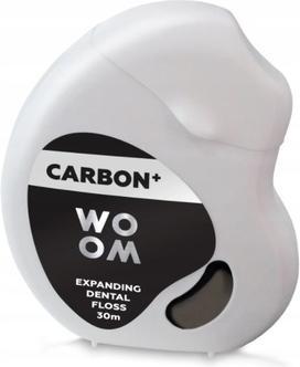 woom Carbon+ expanding dental floss with activated carbon 30m (30 m)