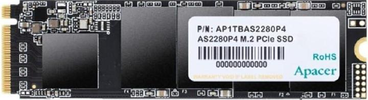 Actual product image Apacer SSD 1TB 2000/3000 P2280P4 PCIe APA| AP1TBAS2280P4-1 - Solid State Disk - NVMe (1000 GB, M.2 2280)