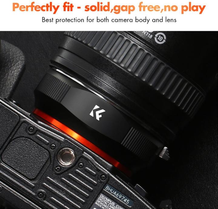 Produktbild K&F Concept M12125 High Precision Lens Adapter Mount, EOS-M4/3 PRO