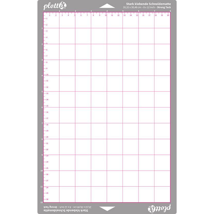 PlottiX Schneidematte für Silhouette Portrait - 20,32 x 30,48 Stark klebend