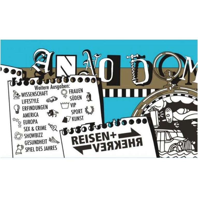 Thumbnail - Abacus ABA09151 - Anno Domini - Reisen & Verkehr, Kartenspiel, 2-8 Spieler, ab 10 Jahren (DE-Ausgabe) (Deutsch)