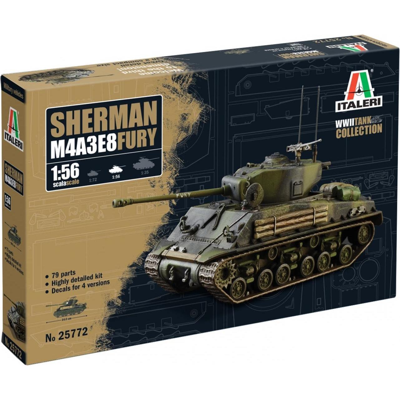 Other 1:56 Sherman M4A3E8 Fury