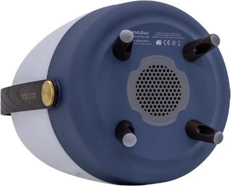 Actual product image Kooduu Speaker lamp lite up JBL mini blue