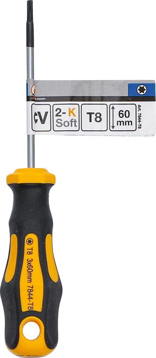 Actual product image BGS Screwdriver T-Star (for Torx) T8 Blade Length 60 mm (T-section)