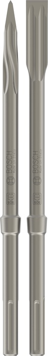 Image du produit Bosch Professional Zubehör PRO SDS max-5C Jeu de burins, burin pointu 400 mm, burin plat 25 x 400 mm, 2+2 pcs. (25 mm)
