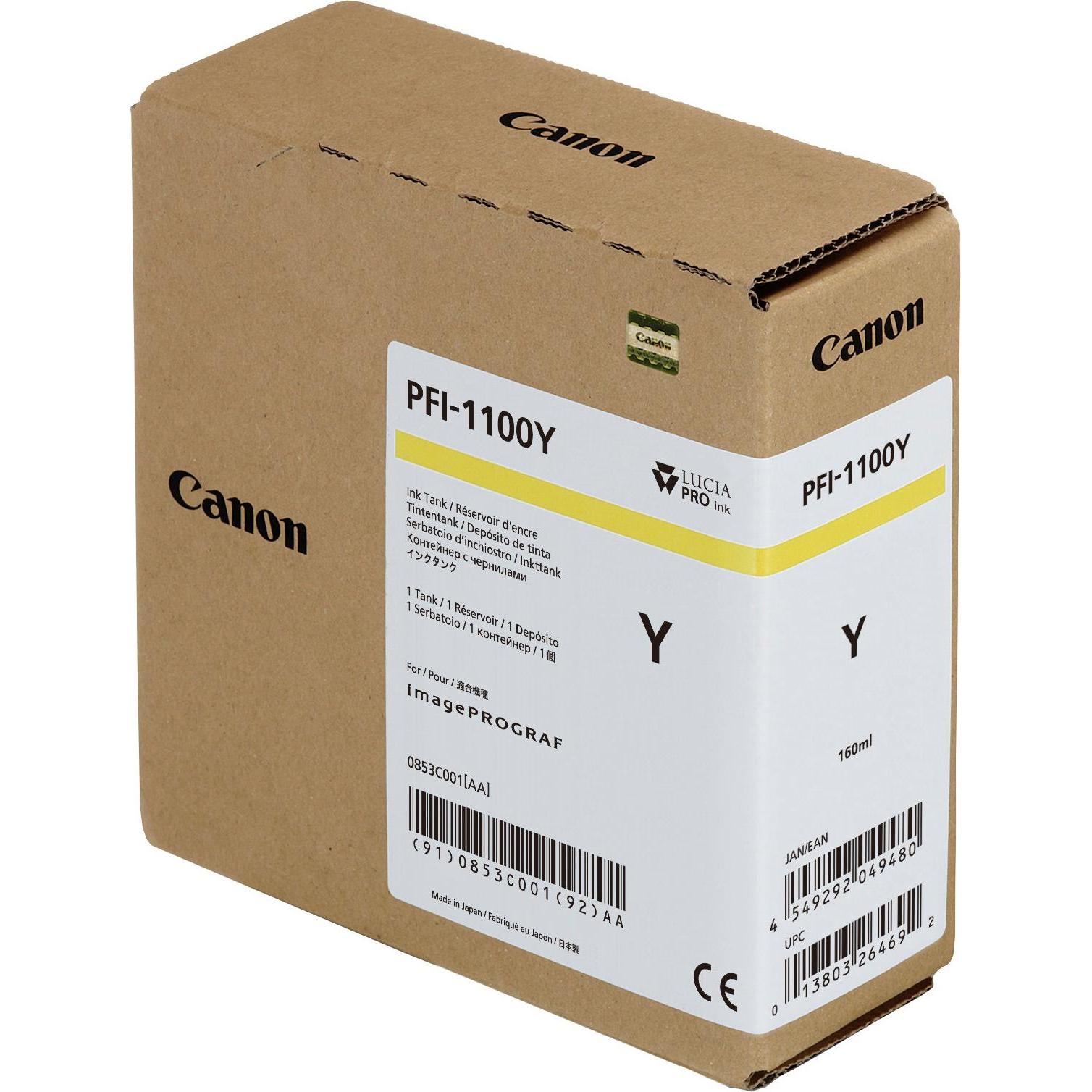 Thumbnail - Canon, Druckerpatrone, Pfi-1100y (Y)