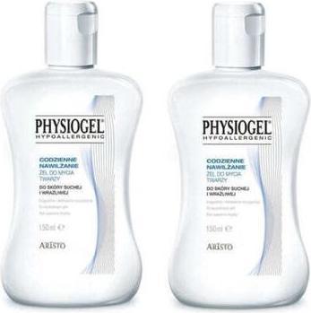 Image du produit Physiogel SET Codzienne Nawilżenie żel do mycia twarzy do skóry suchej i wrażliwej 2x150ml (Gel nettoyant, 300 ml)