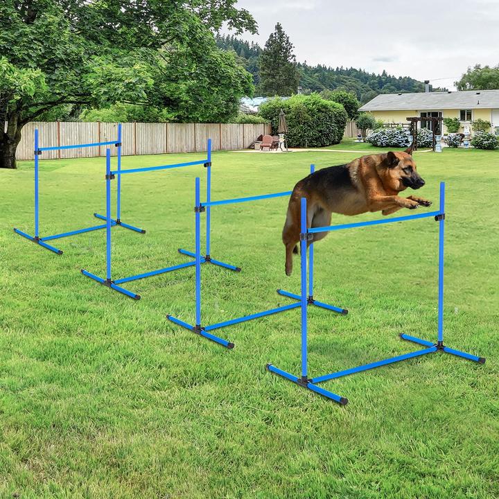 Produktbild PawHut Agility Hürdenset als 4er Set (Agility)
