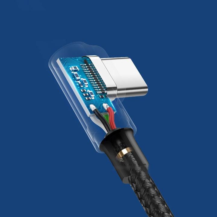 Immagine prodotto Ugreen Cavo di ricarica rapida USB C ad angolo retto (0.50 m, USB 2.0)
