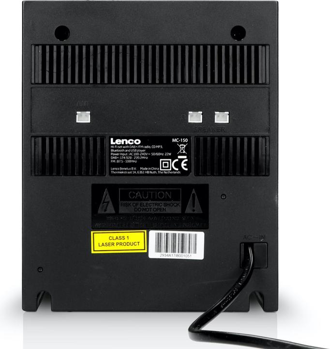Produktbild Lenco Mc-150 (CD Player, Bluetooth, 2x 10 W)