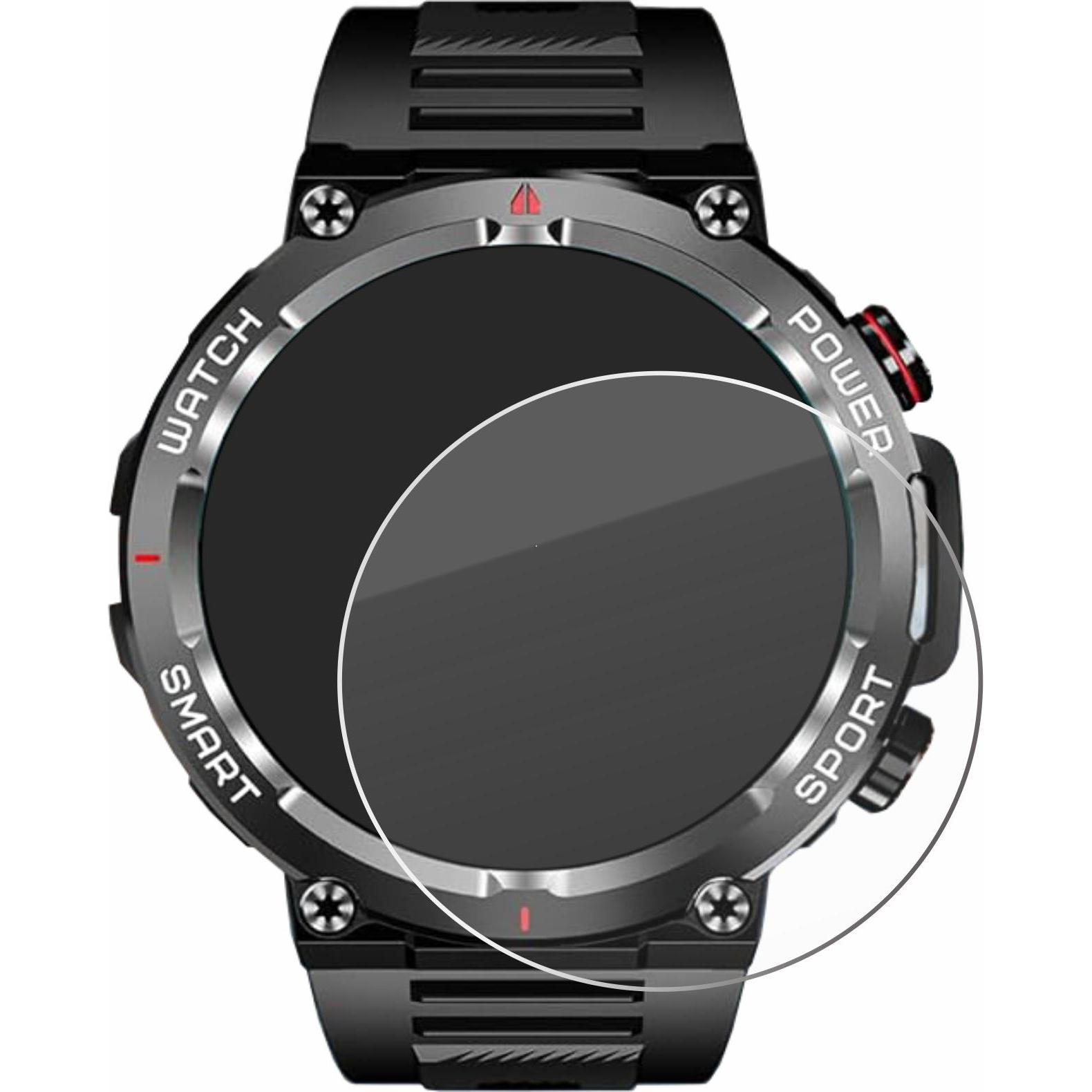 Thumbnail - BROTECT Panzerglas Displayschutz 9H Schutzglas Glas Klar Transparent, Smartwatch Schutzfolie, Transparent