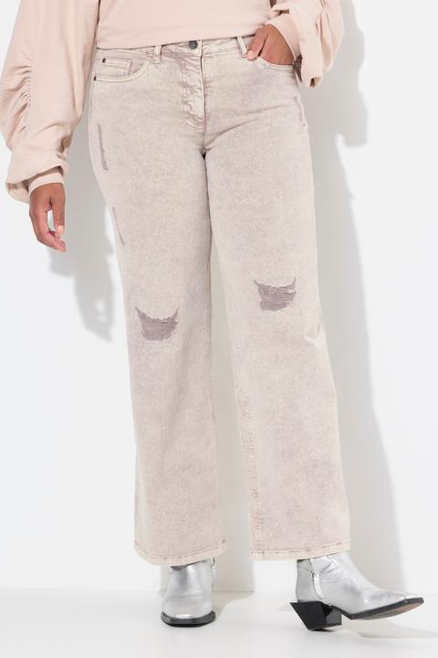 Produktbild Angel of Style Jeans, weites Bein, Destroy-Effekte, 5-Pocket (46)