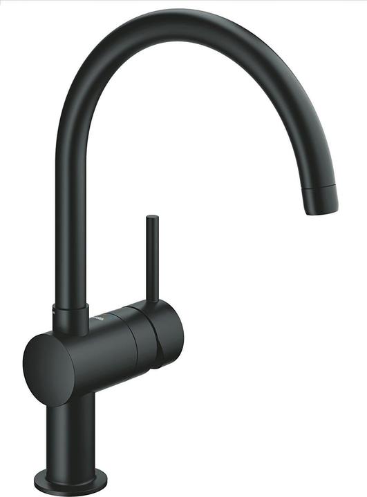 Produktbild Grohe Kchenarmatur mit Einhebelmischer Minta schwarz matt 32917