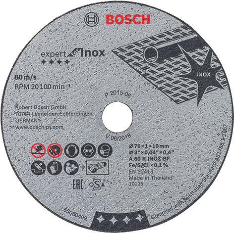 Produktbild Bosch Professional Zubehör PRO Stainless Steel and Metal Trennscheibe, 76 x 1 x 10 mm