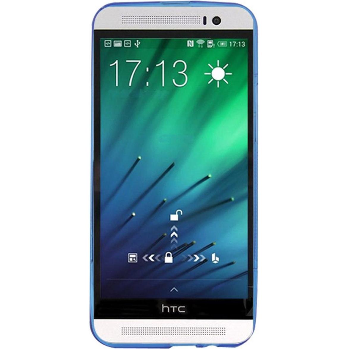 Thumbnail - König Design Handyhülle TPU Schutzhülle für HTC One E8 Blau (HTC One E8), Smartphone Hülle, Blau