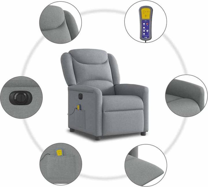 Produktbild vidaXL elektrischer Massagesessel