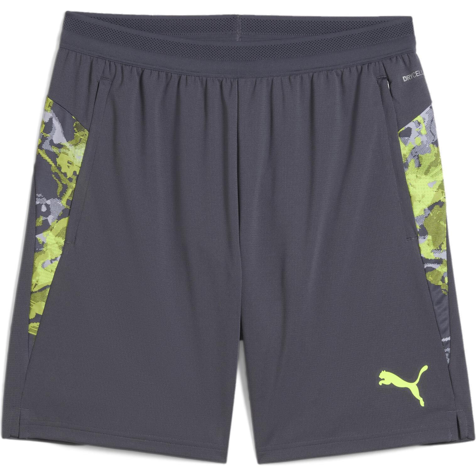 Puma, Herren, Sporthose, individualCUP Shorts (S), Grau, S