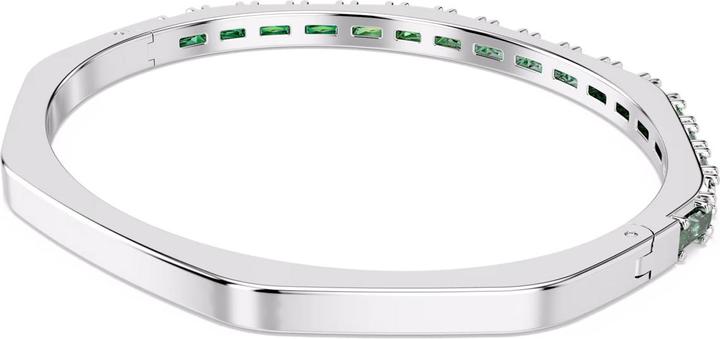 Image du produit Swarovski Matrix Armreif Baguette Schliff Grün (17 cm, Métal Swarovski)