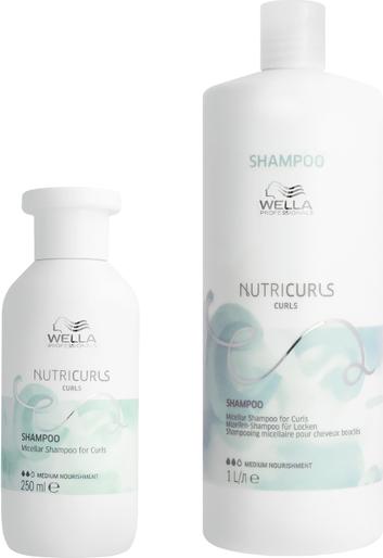 Image du produit Wella NutriCurls Mizellen-Shampoo für Locken (1000 ml, Shampoing liquide)