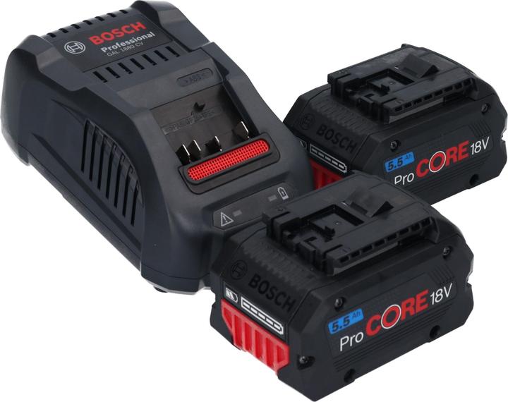Actual product image Bosch Professional Bosch GAS 18V-12 MC Professional cordless hoover BITURBO Brushless + 2x ProCore battery 5.5 Ah + (Wet dry vacuum cleaner)