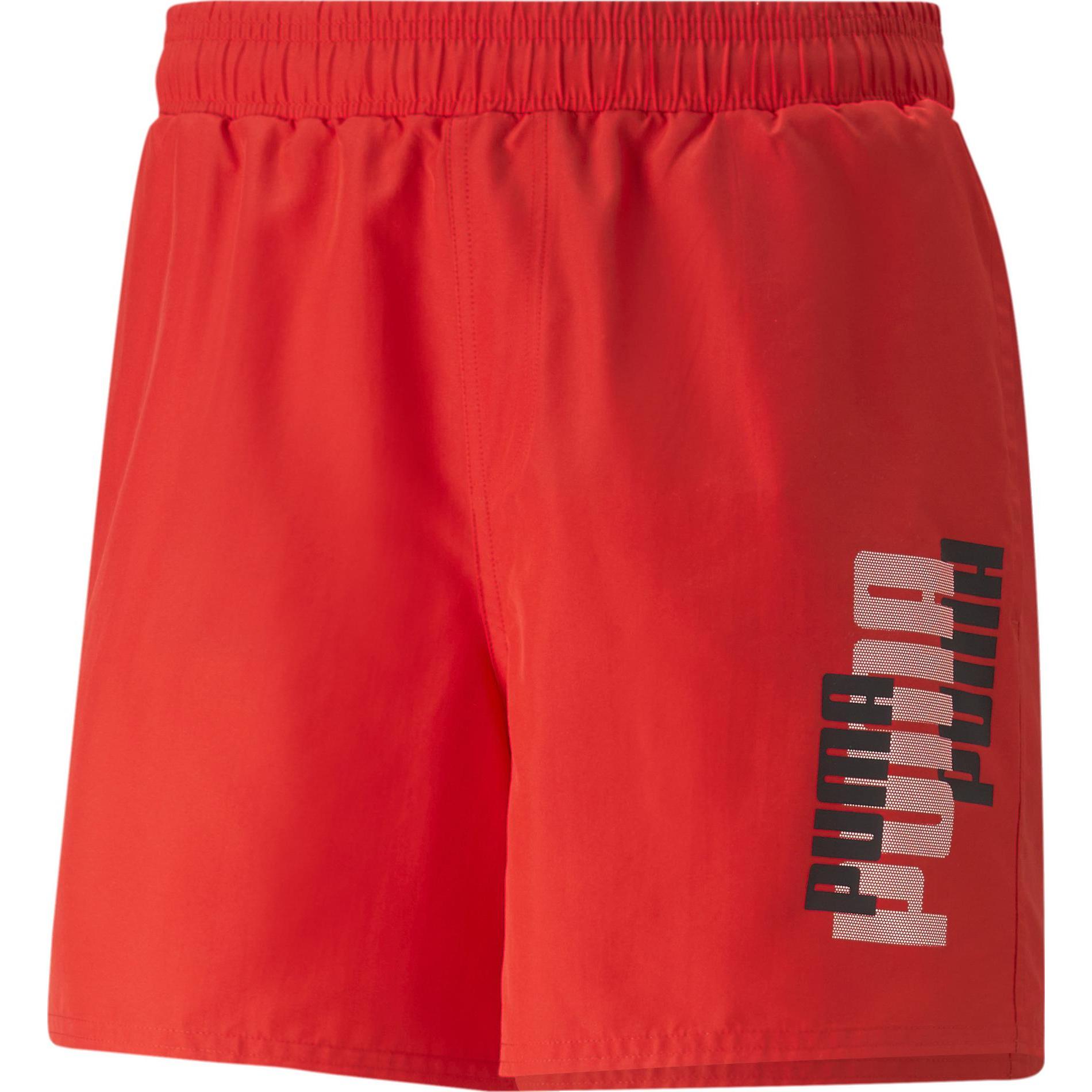 Puma, Herren, Sporthose, ESS+ LOGO POWER Woven Shorts 5" (XL), Rot, XL