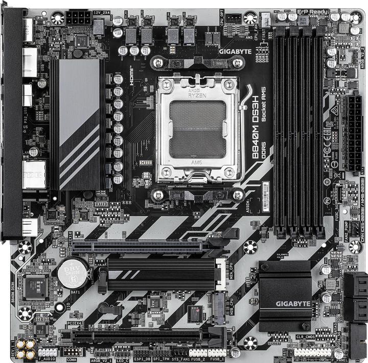 Productafbeelding Gigabyte B840M DS3H (AM5, AMD B840, mATX)