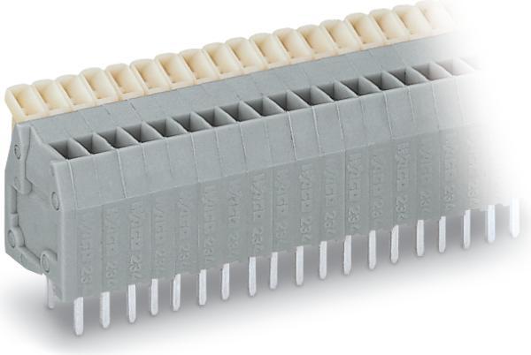 Produktbild Wago 234-236 Klemmenleiste 36pol. grau 0,08-0,5qmm RM2,5mm