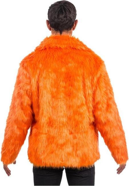 Actual product image Chaks Jacke - Kunstfell: Orange (XL)