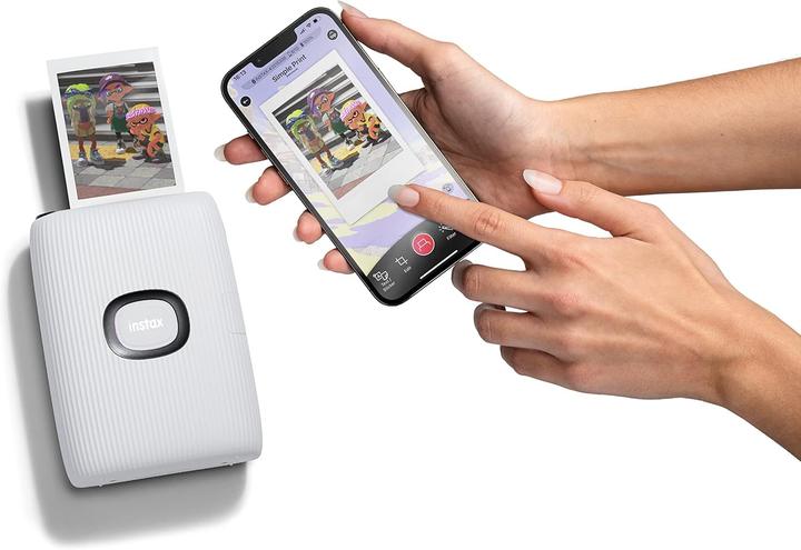 Actual product image Fujifilm Fuji - Instax Mini Link 2 Clay White - Special Edition
