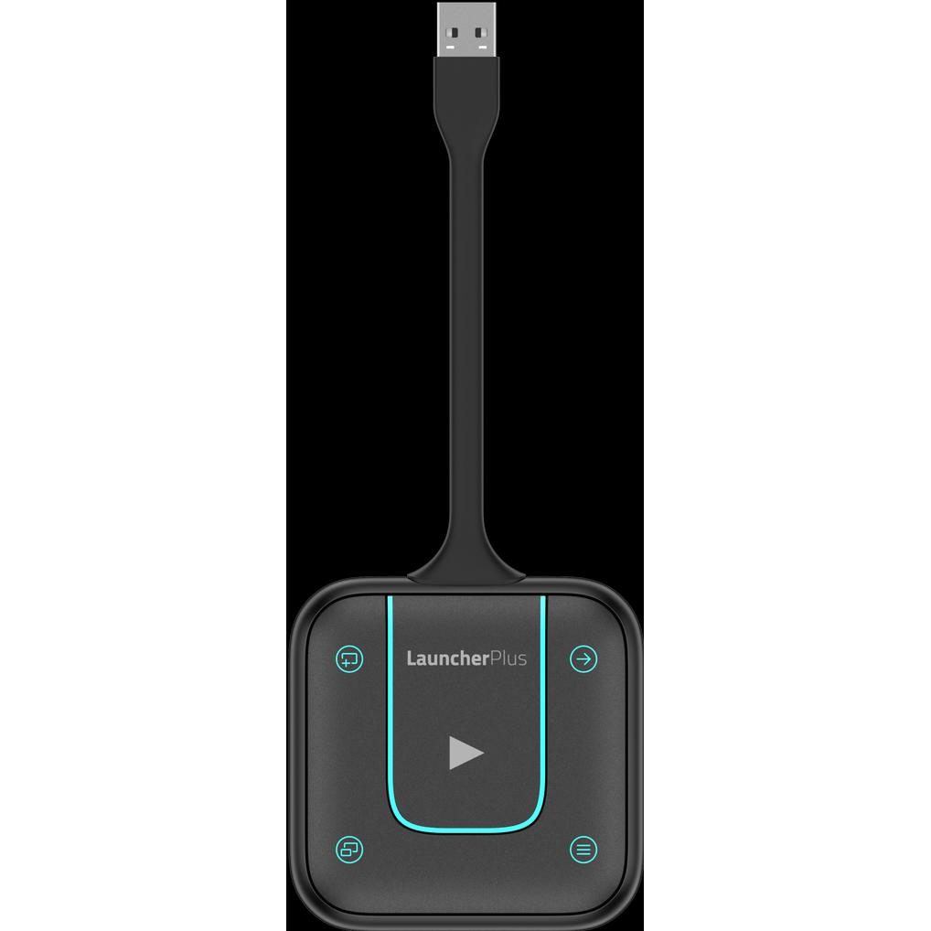 Thumbnail - vivitek LauncherPlus WQL-400 - Netzwerkmedien-Streaming-Adapter (Adapter), Beamer Zubehör, Schwarz